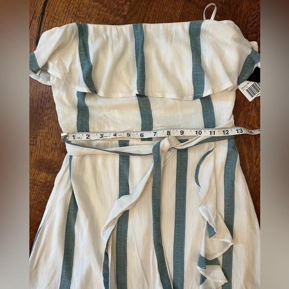 City Triangles Strapless Dress Womens XS Mini Cottagecore Y2K A-Line Stripe NWT - Picture 7 of 15